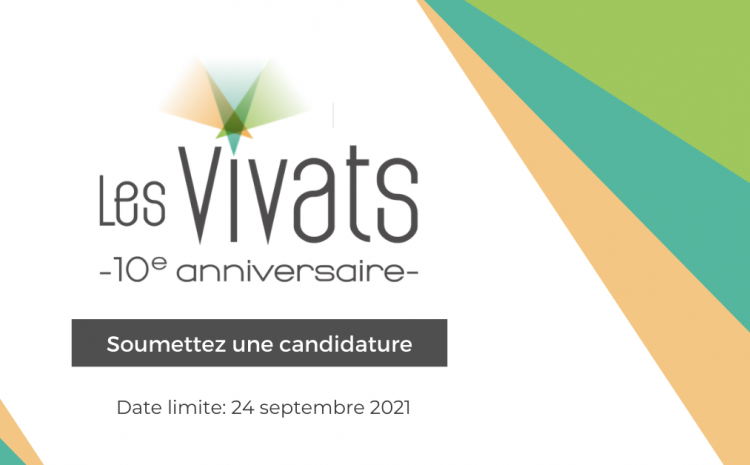  Communiqué de presse: Lancement du 10e concours Les Vivats
